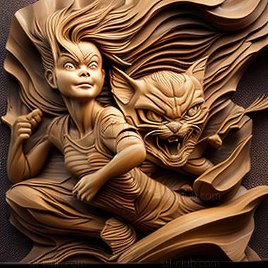 3D model Ushio and Tora Kazuhiro Fujita (STL)